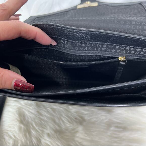 Kate Spade Josephine Black Leather Crossbody Bag - Picture 7 of 12